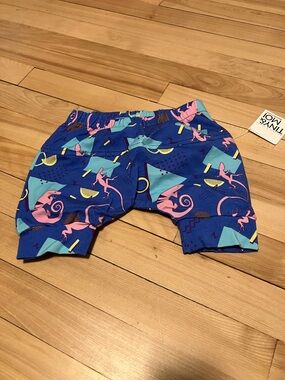 2 For 20 Unisex AdjustableToddler Tropical Lizard Shorts - Made in Québec